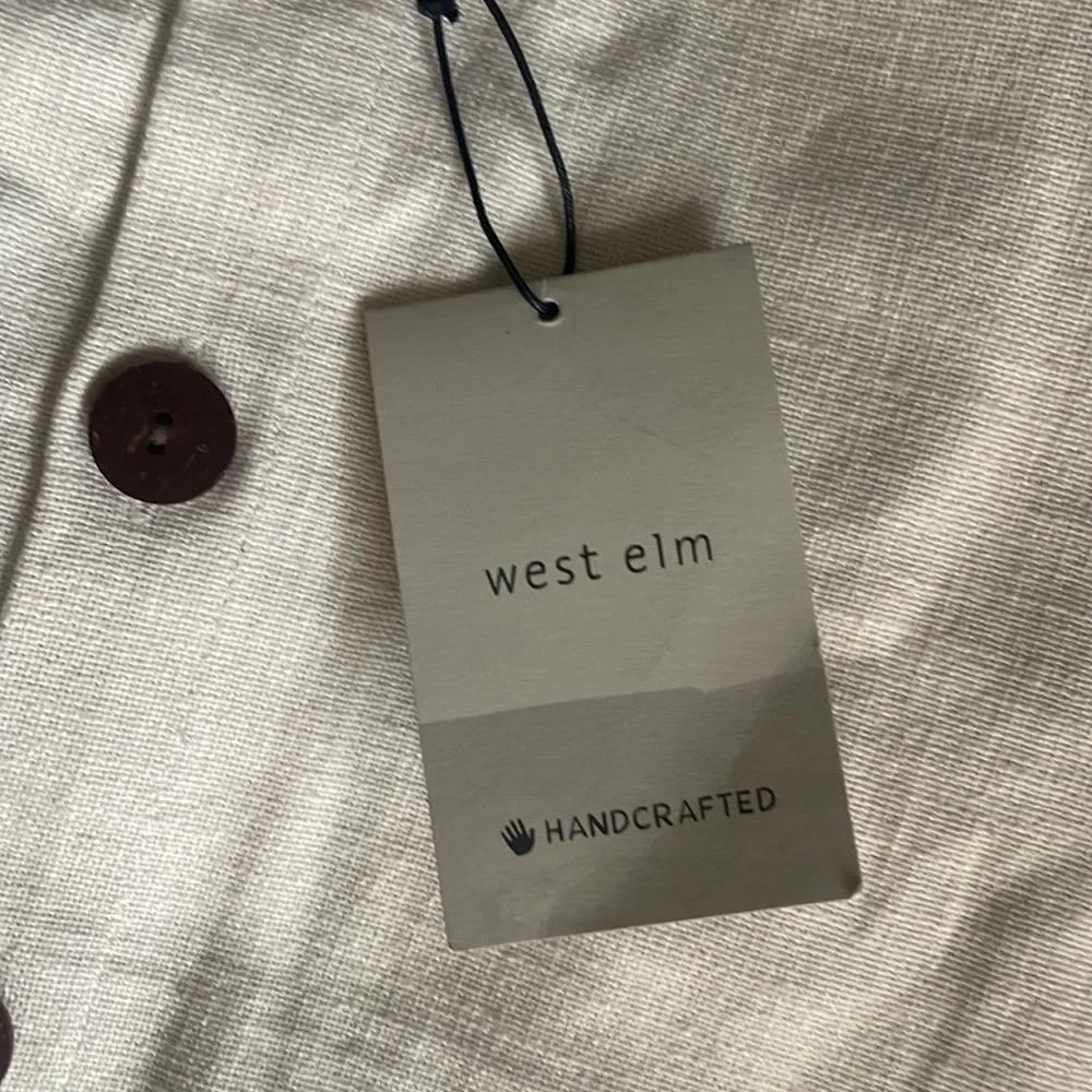 West Elm decorative accent pillow handmade